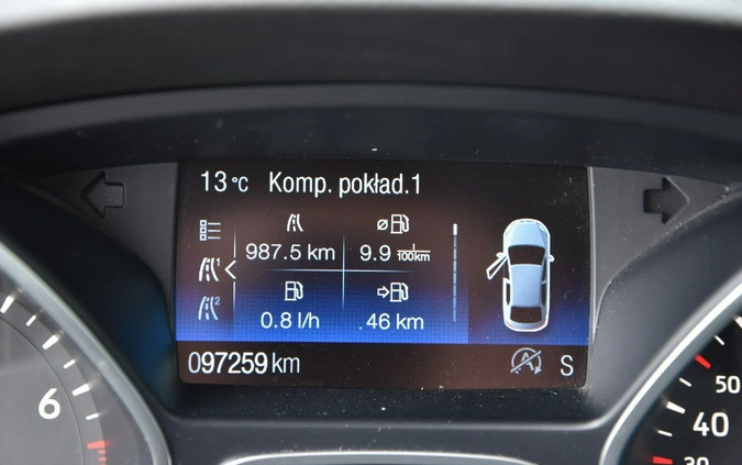 Ford Kuga cena 66899 przebieg: 97000, rok produkcji 2017 z Pieńsk małe 631